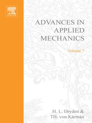 cover image of Advances in Applied Mechanics